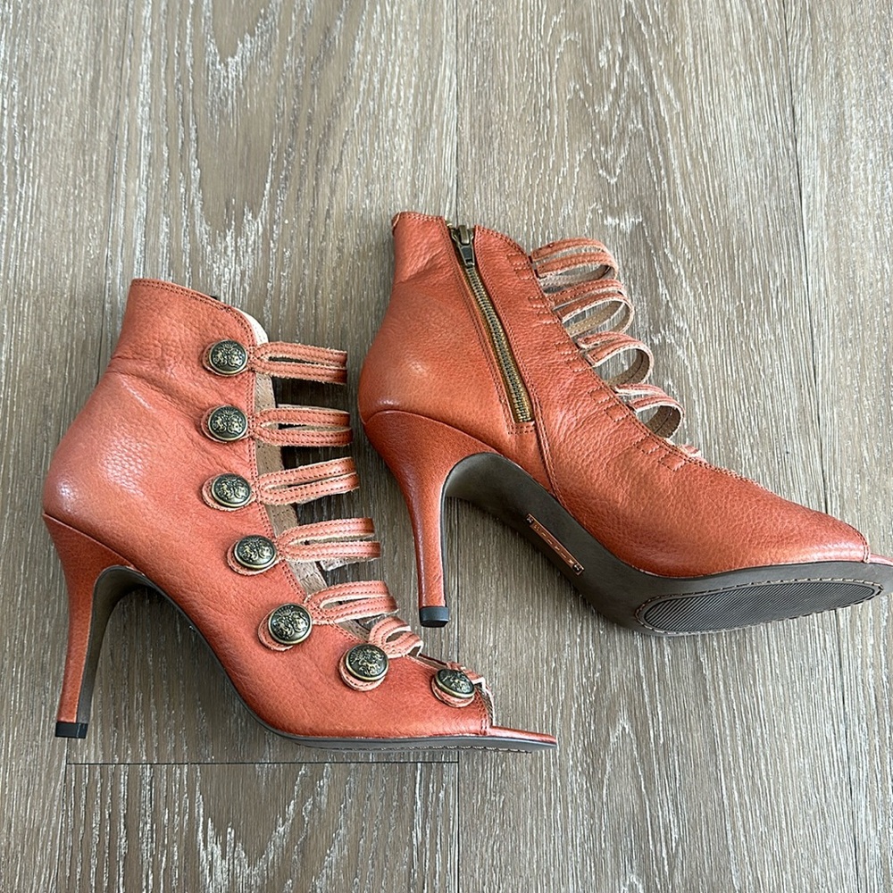 Steven leather booties — US women size 9